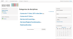 Desktop Screenshot of moodle.ismt.pt